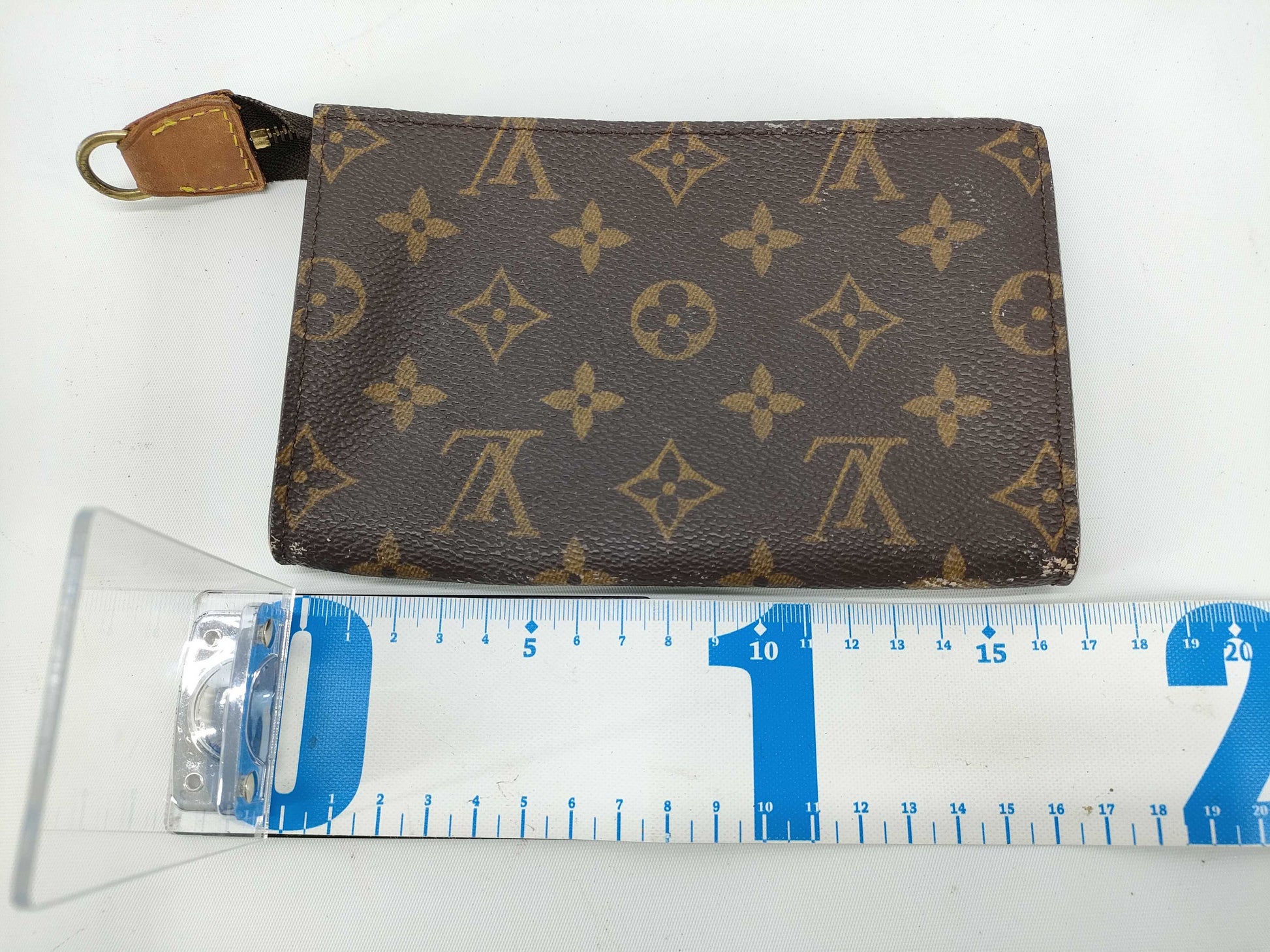 LOUIS VUITTON Monogram LV Collection of 2 Pouches Monogram Pouch