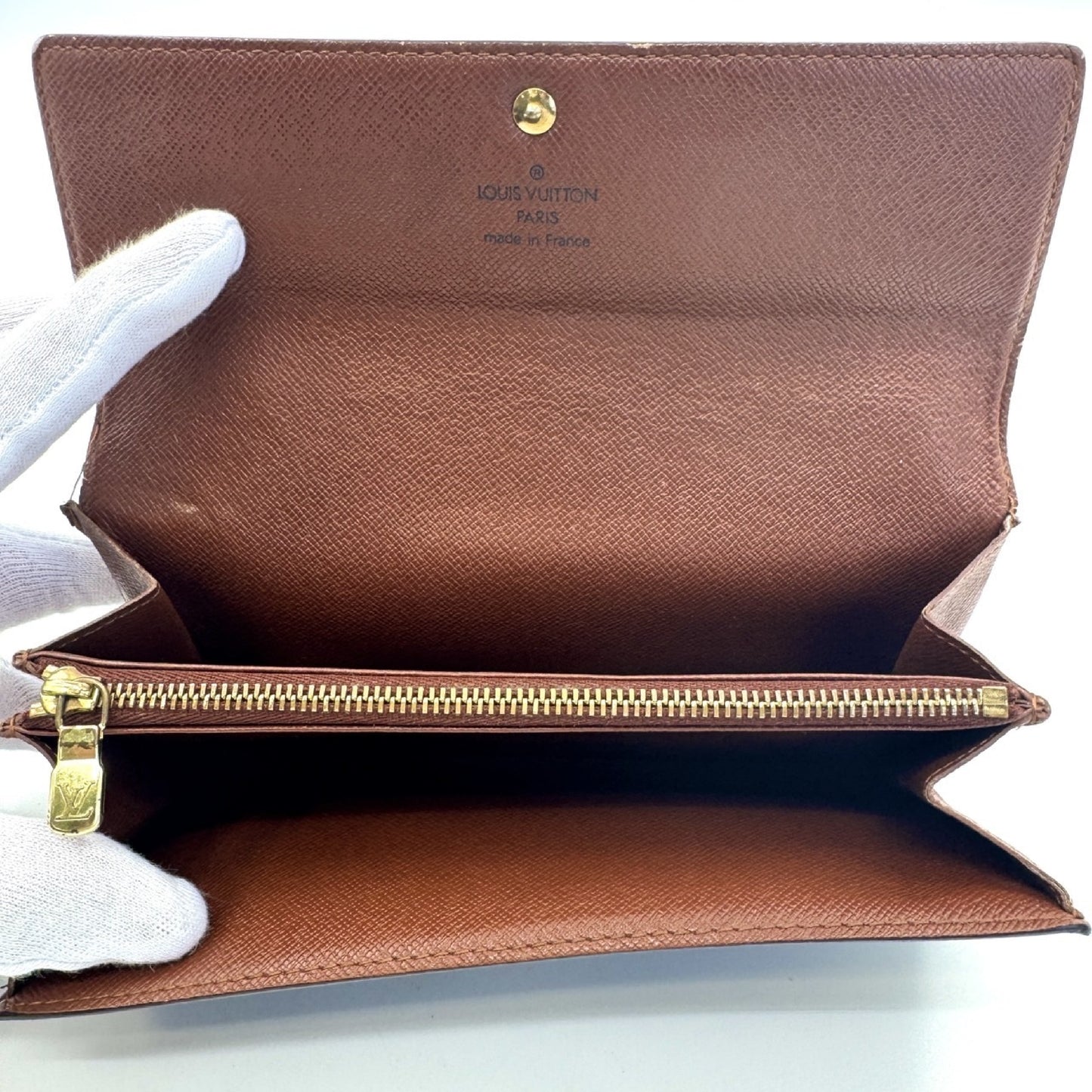 LOUIS VUITTON Monogram Monogram Portefeuille Sarah Wallet