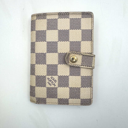 LOUIS VUITTON Damier Azur Damier Portefeuille Viennois Clasp Wallet