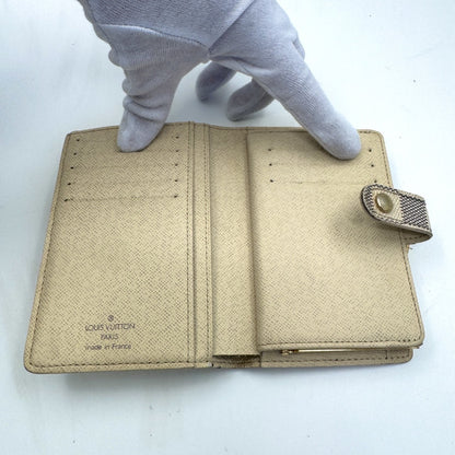 LOUIS VUITTON Damier Azur Damier Portefeuille Viennois Clasp Wallet