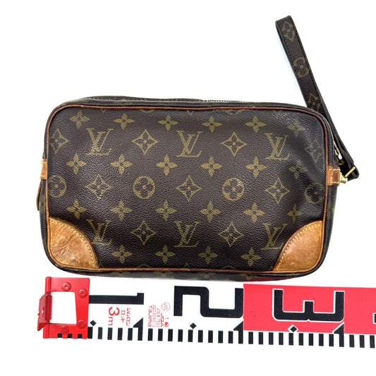 LOUIS VUITTON Monogram Monogram Dragonne PM Second Bag