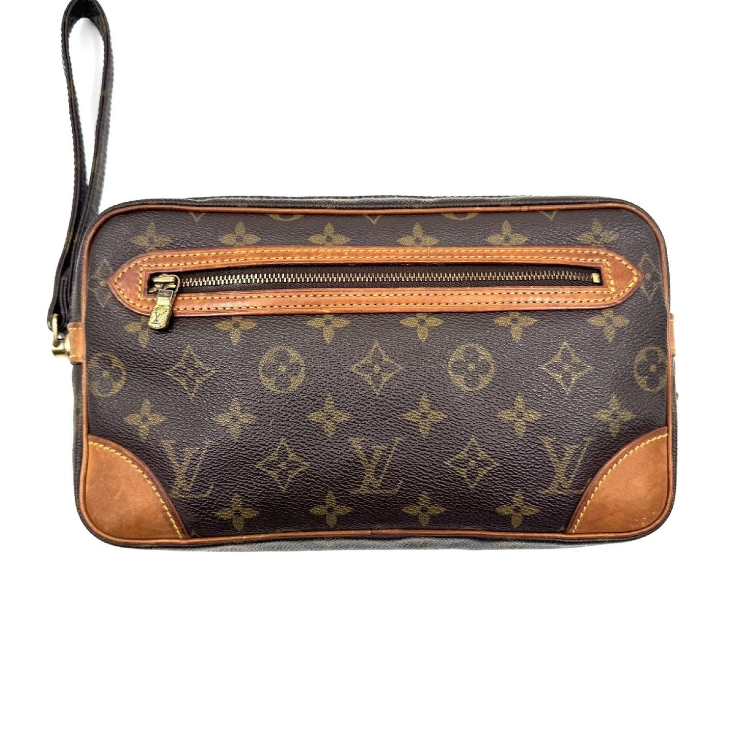 LOUIS VUITTON Monogram Monogram Dragonne PM Second Bag