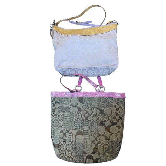 COACH COACH patchwork bag set