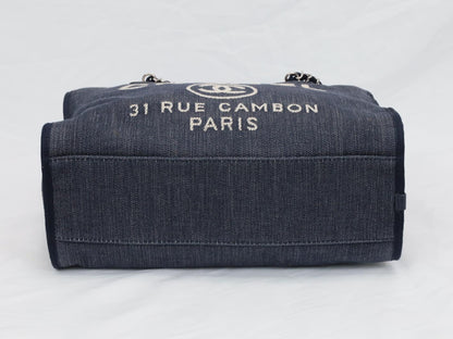 CHANEL Deauville Boston Shoulder Bag
