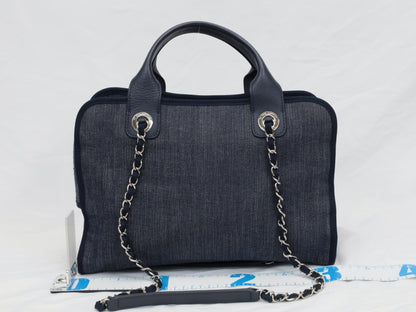 CHANEL Deauville Boston Shoulder Bag