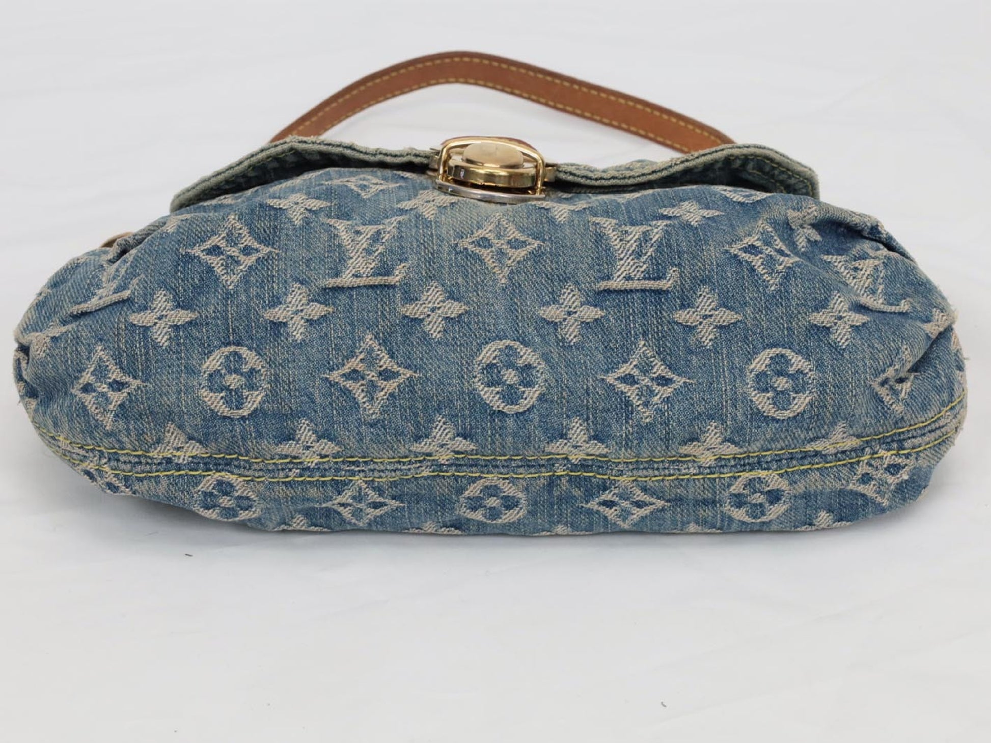 LOUIS VUITTON Monogram Denim Mini Pretty Shoulder Bag