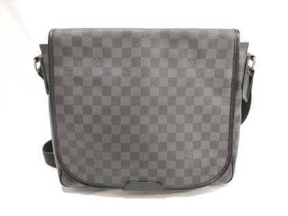 LOUIS VUITTON Damier Graphite Louis Vuitton Damier Graphite Daniel Shoulder Bag
