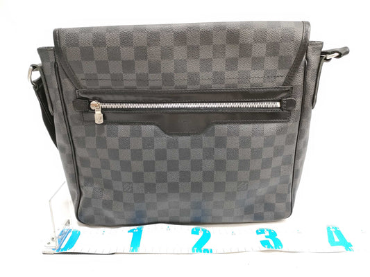 LOUIS VUITTON Damier Graphite Louis Vuitton Damier Graphite Daniel Shoulder Bag
