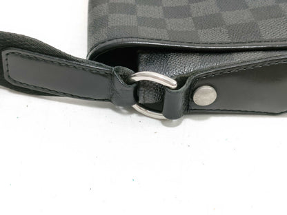 LOUIS VUITTON Damier Graphite Louis Vuitton Damier Graphite Daniel Shoulder Bag