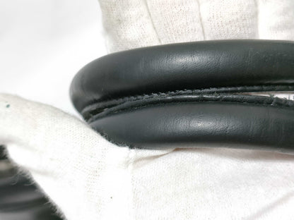 PRADA Saffiano Leather Triangle Logo Business Bag Black