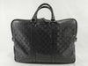 GUCCI GG Imprime Gucci 201480 GG Imprime Black Leather x PVC Handbag Business Bag