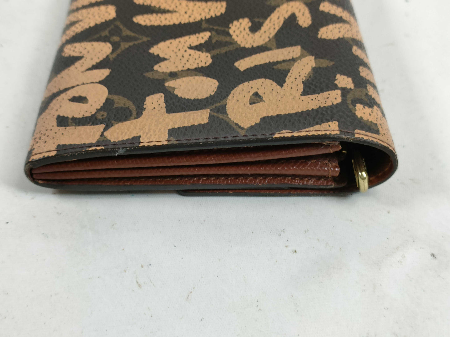 LOUIS VUITTON M92190 Monogram Graffiti Pochette Porte Monnaie Credit Long Wallet