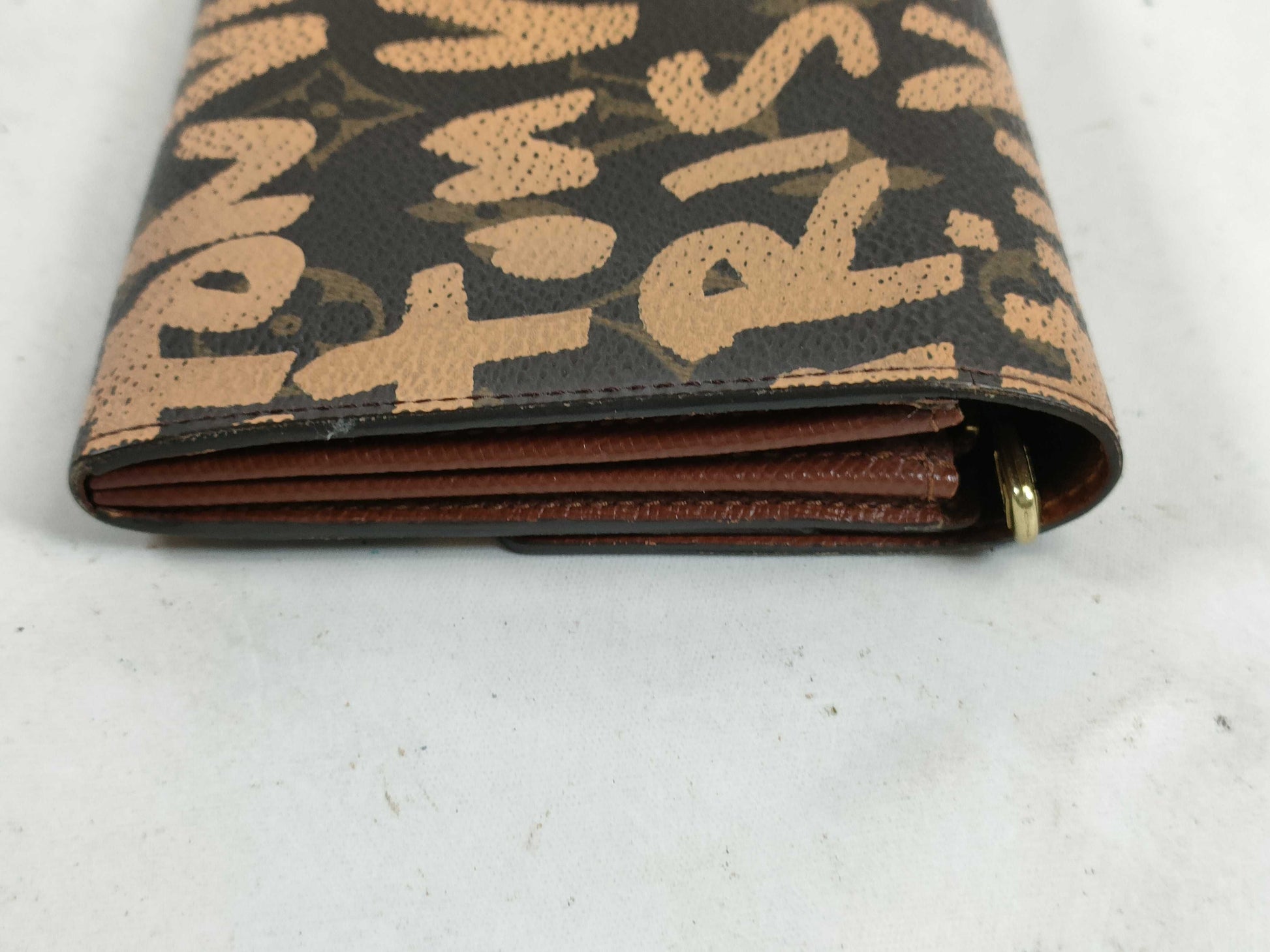 LOUIS VUITTON M92190 Monogram Graffiti Pochette Porte Monnaie Credit Long Wallet