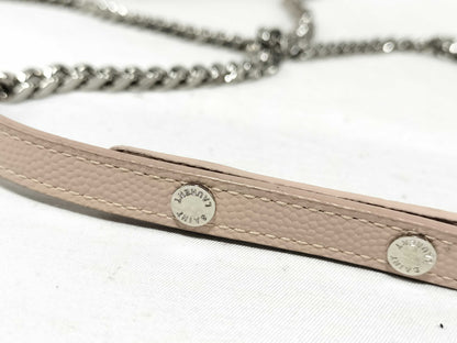 SAINT LAURENT Saint Laurent Paris Cassandra Chain Wallet, Pink Beige, 377828, 2018 Shoulder Bag