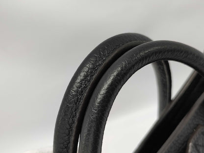 CELINE Luggage Bag Nano Shopper Black Handbag