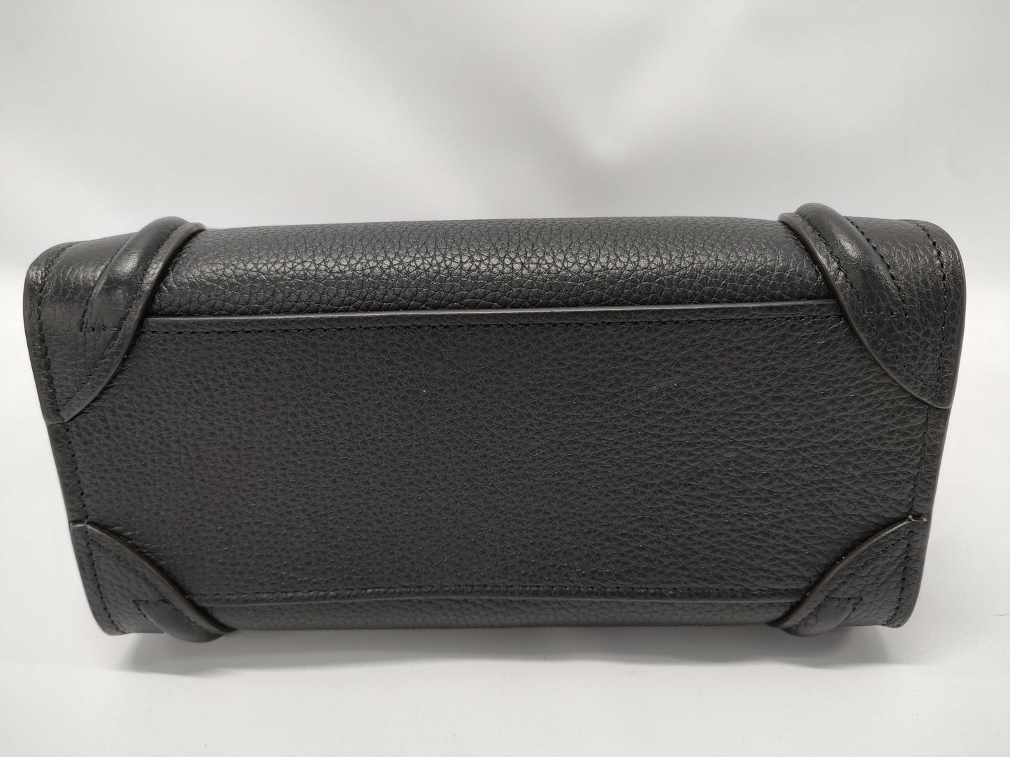 CELINE Luggage Bag Nano Shopper Black Handbag