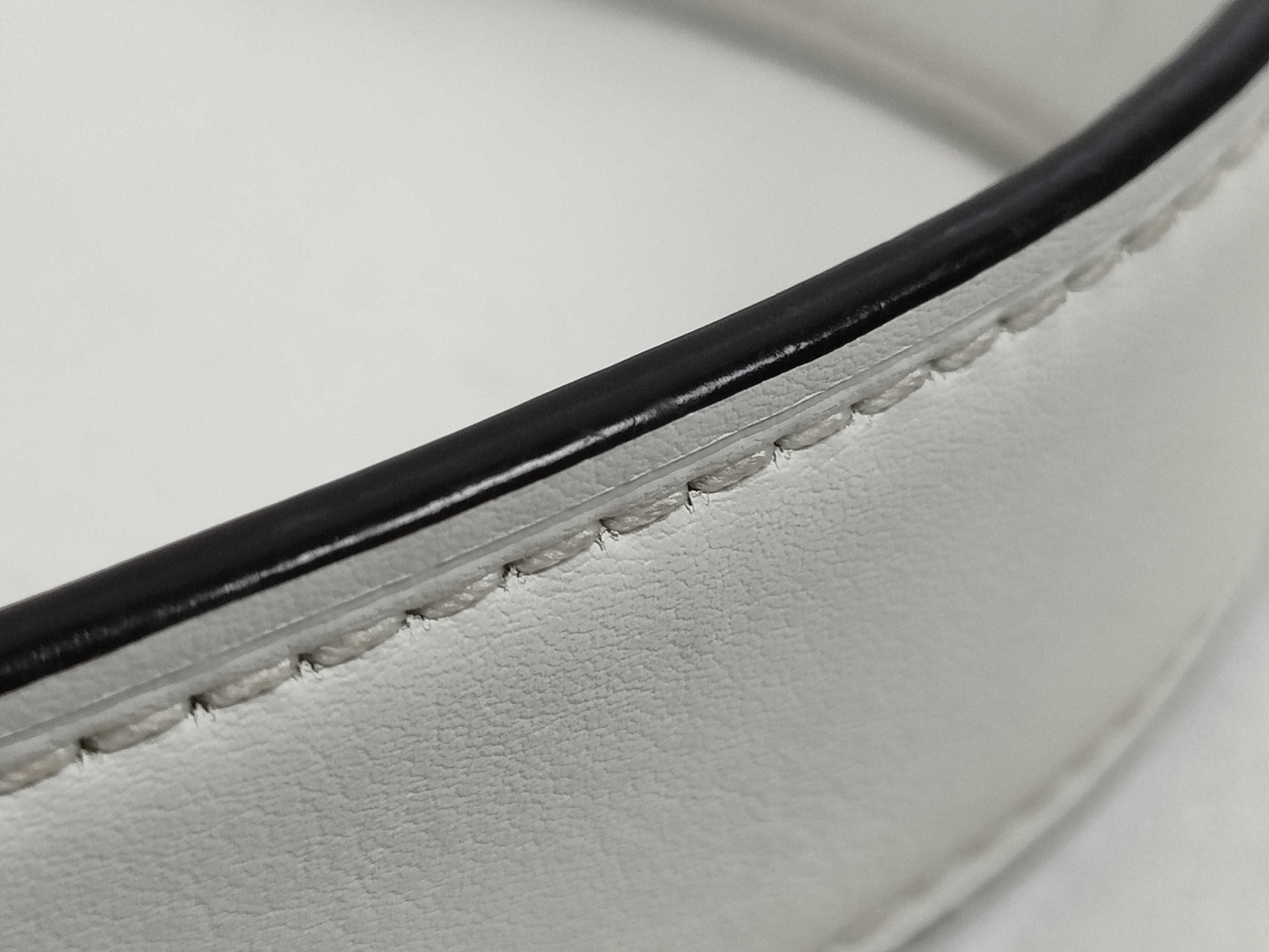 COACH Signature 2-Way Bag, PVC Leather, White, with Strap and Logo Charm, Handbag