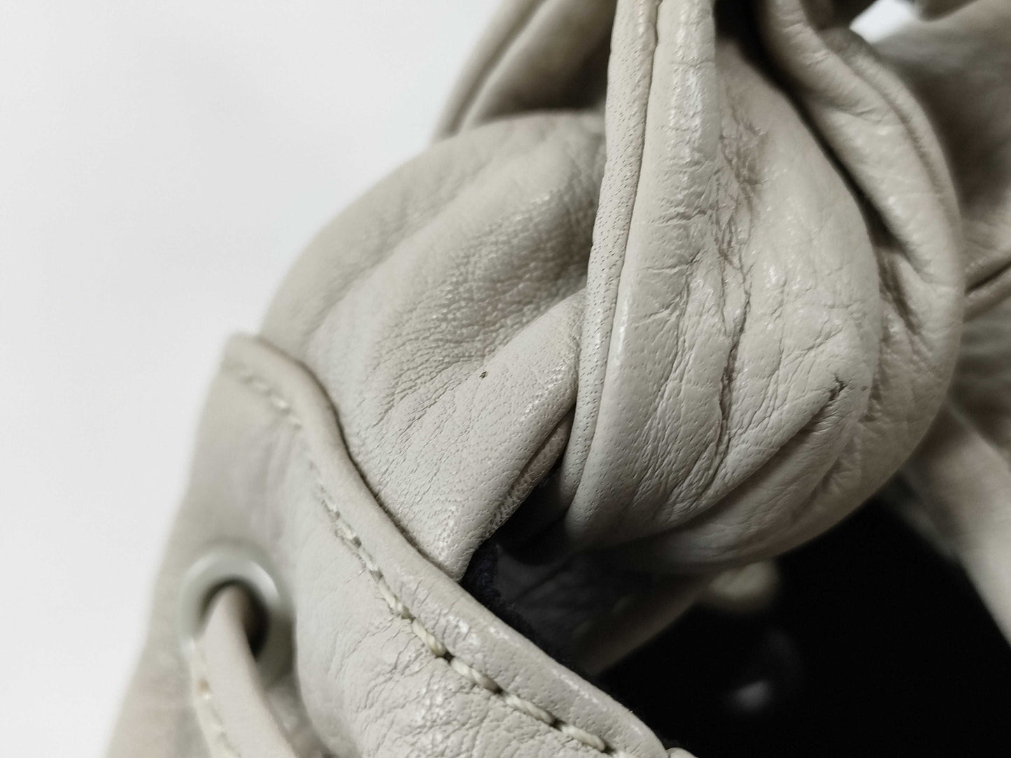 SEE BY CHLOE One-Shoulder Bag in Off-White Leather