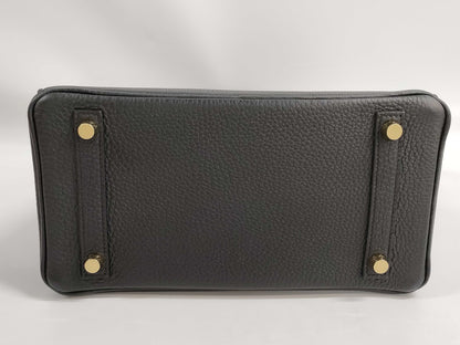 HERMES Birkin 25 Black Handbag