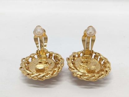 CHANEL Gold Earrings