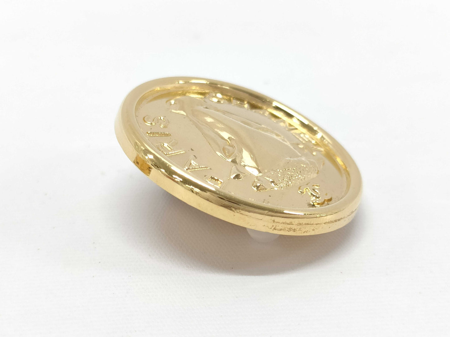 CHANEL Buffalo Earrings [CHANEL engraved]