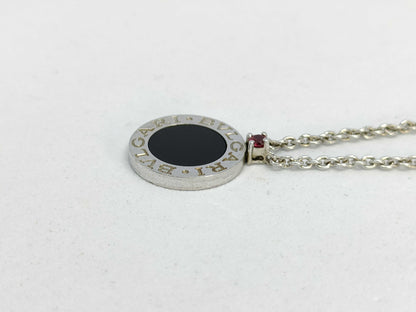 BVLGARI BVLGARI/BVLGARI BVLGARI/356910/Save the Children Necklace/SV925/Ag925/Approx. 7.7g/Ruby/Onyx/P6FR4X Necklace