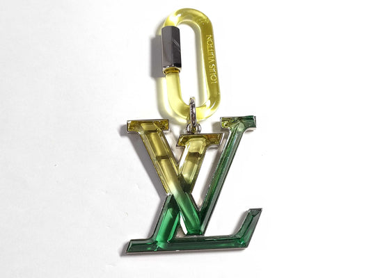LOUIS VUITTON MP2366 Bijoux Sac LV Prism LE0169 Charm Resin Green x Yellow IE0139 Charm