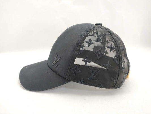 LOUIS VUITTON M77115 Baseball Monogram Mesh Cap WA2244 Cotton Black Other Accessories