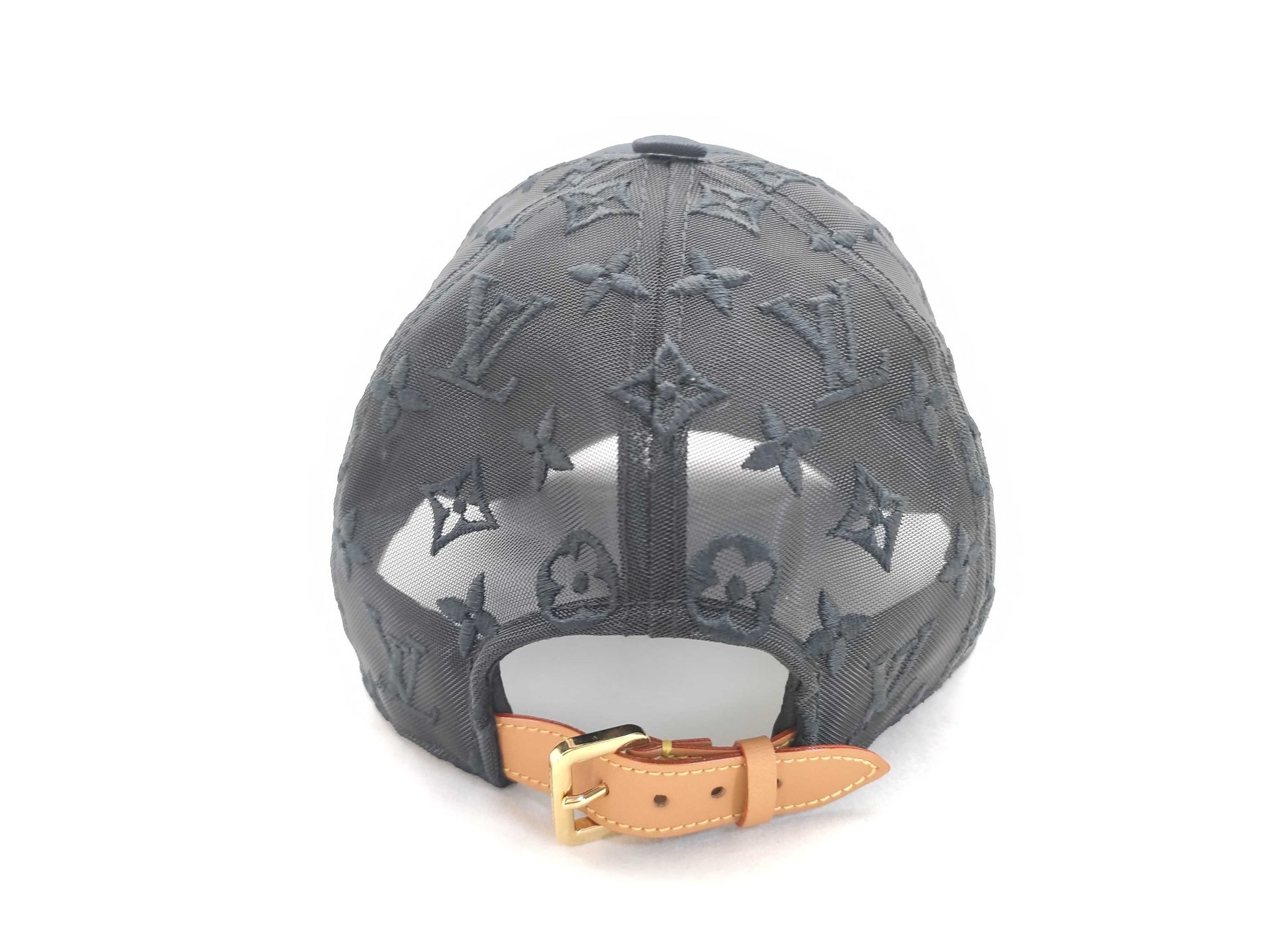 LOUIS VUITTON M77115 Baseball Monogram Mesh Cap WA2244 Cotton Black Other Accessories