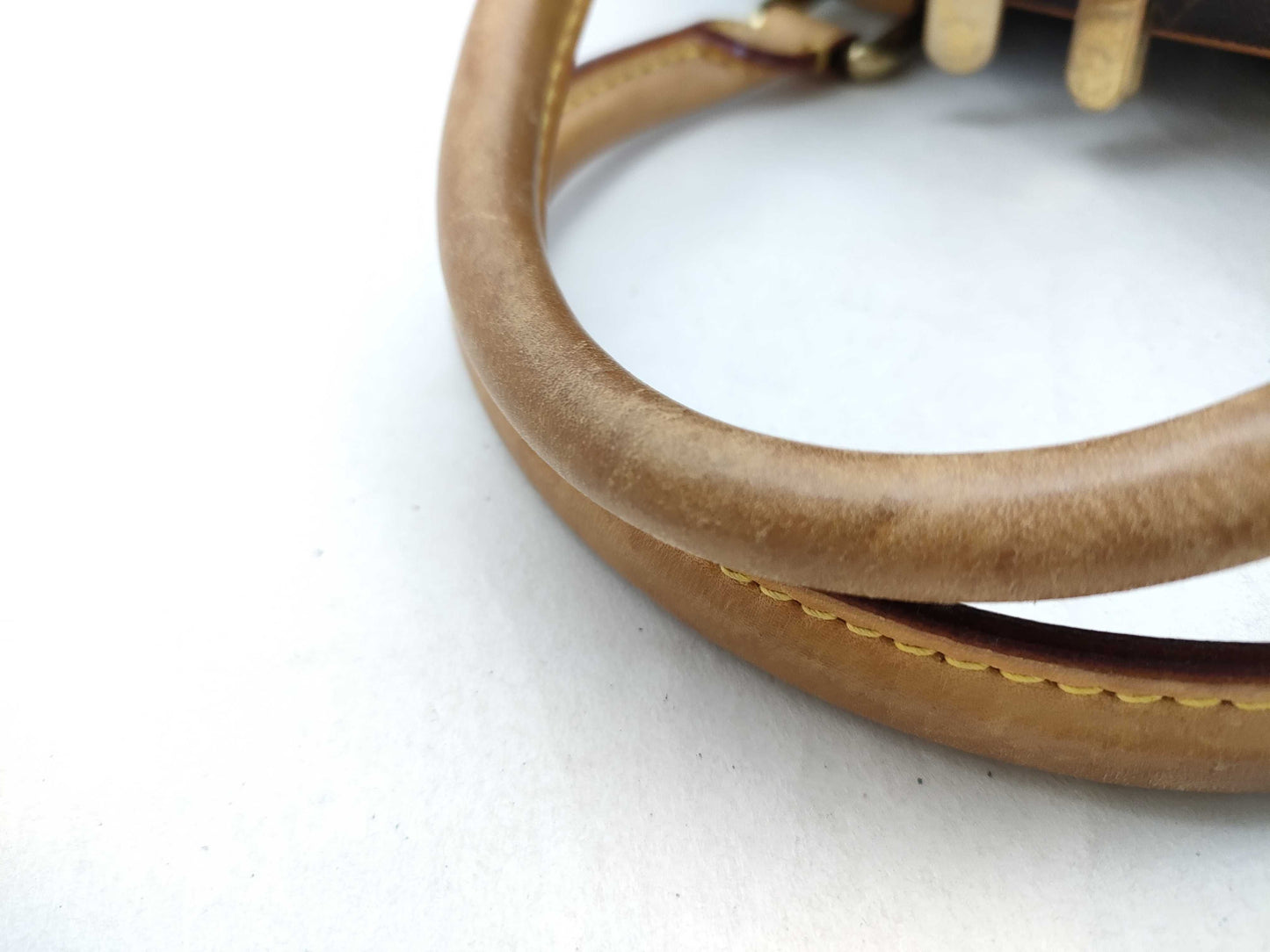 LOUIS VUITTON Monogram Manhattan PM M40026 VI0036 Brown Handbag