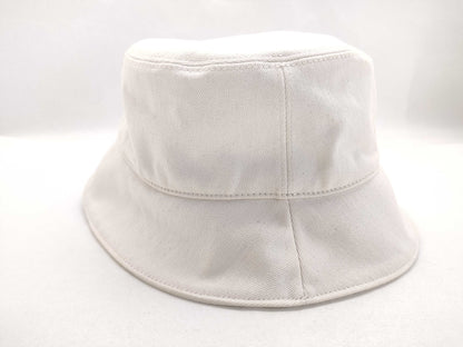 FENDI FXQ801 Logo Bucket Hat, Medium, Cotton, Other Accessories
