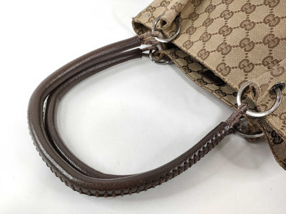 GUCCI GG Canvas Handbag GG Pattern Handbag