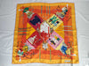 HERMES Carré Hermes Scarf Carré 90 LE CARNAVAL DE VENISE Venice Carnival Orange Other Accessories