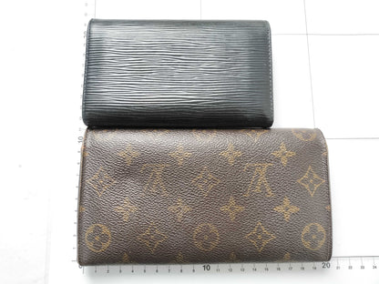 LOUIS VUITTON Monogram LV Wallet Set Monogram Long Wallet Epi Tri-fold Wallet
