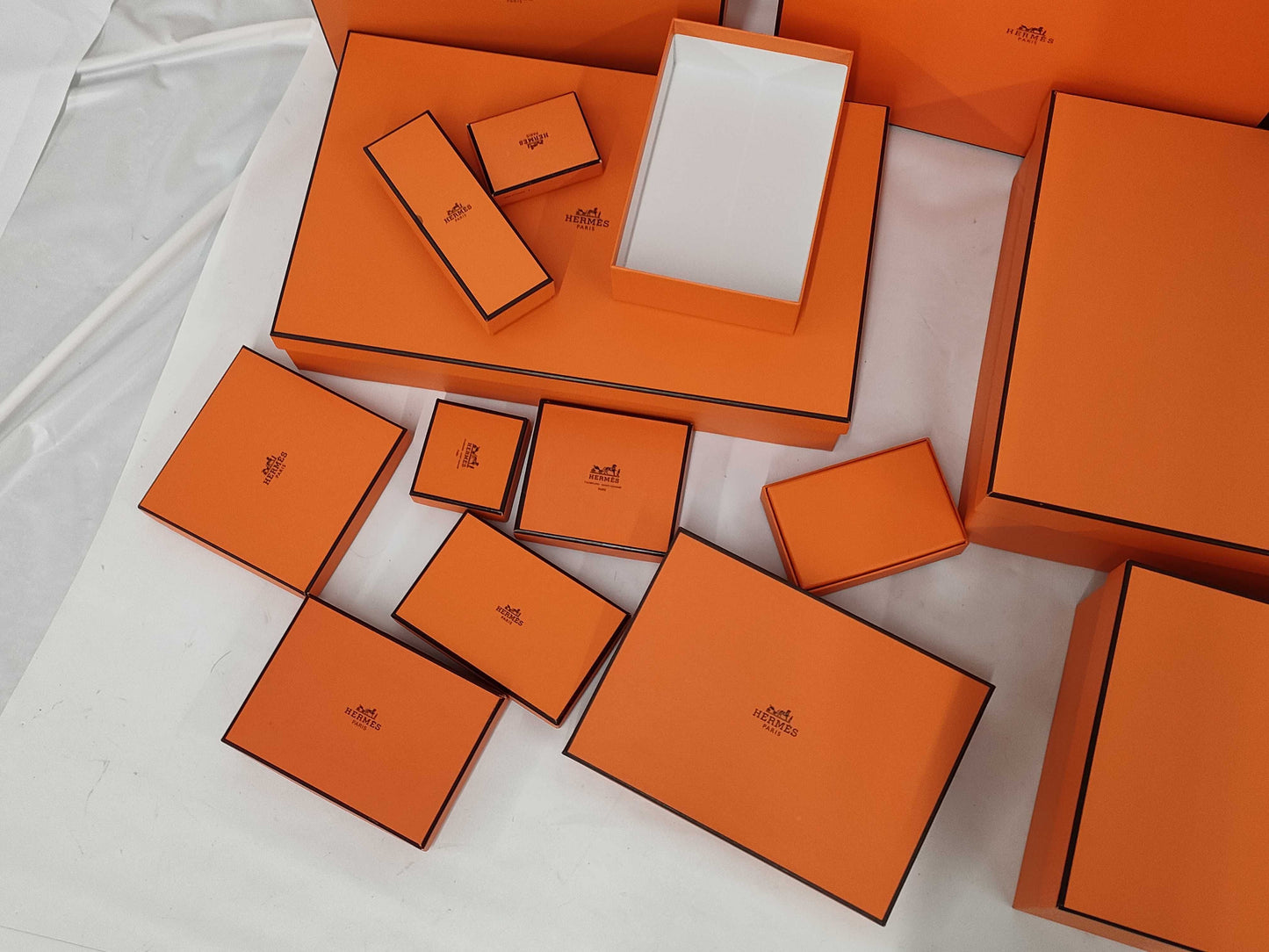 HERMES Empty Box Bundle 20 Pieces Brand Empty Box Bundle Brand Empty Box Bundle Brand Empty Box Bundle