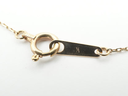 Vendome Aoyama Colored Stone, Clear Stone, Diamond, K10 1.4g Necklace 