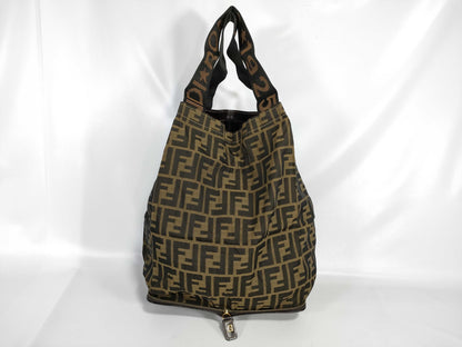 FENDI Zucca Pattern Fendi Handbag Eco Bag Zucca Canvas Vintage Tote Bag