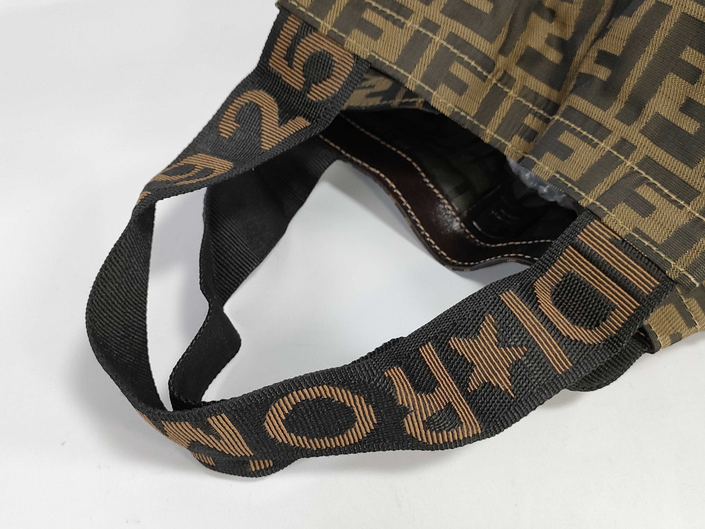 FENDI Zucca Pattern Fendi Handbag Eco Bag Zucca Canvas Vintage Tote Bag