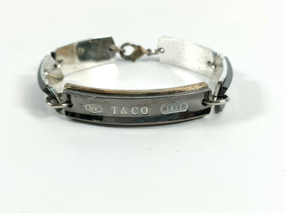 Tiffany & Co. Tiffany 925/TI 1837 Plate Bracelet Bracelet Bangle