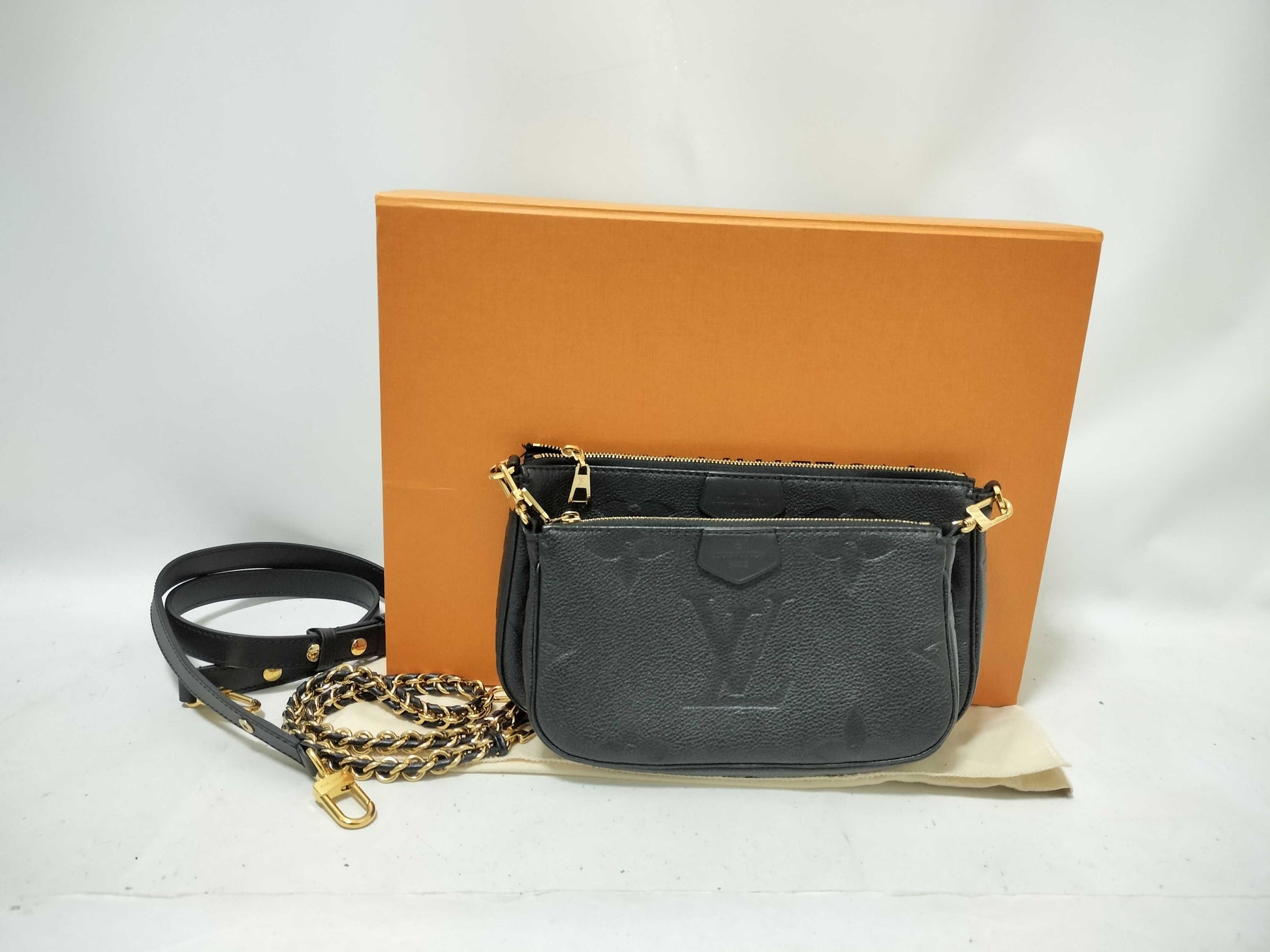 LOUIS VUITTON Monogram Empreinte Multi-Pochette Accessoires IC Shoulder Bag