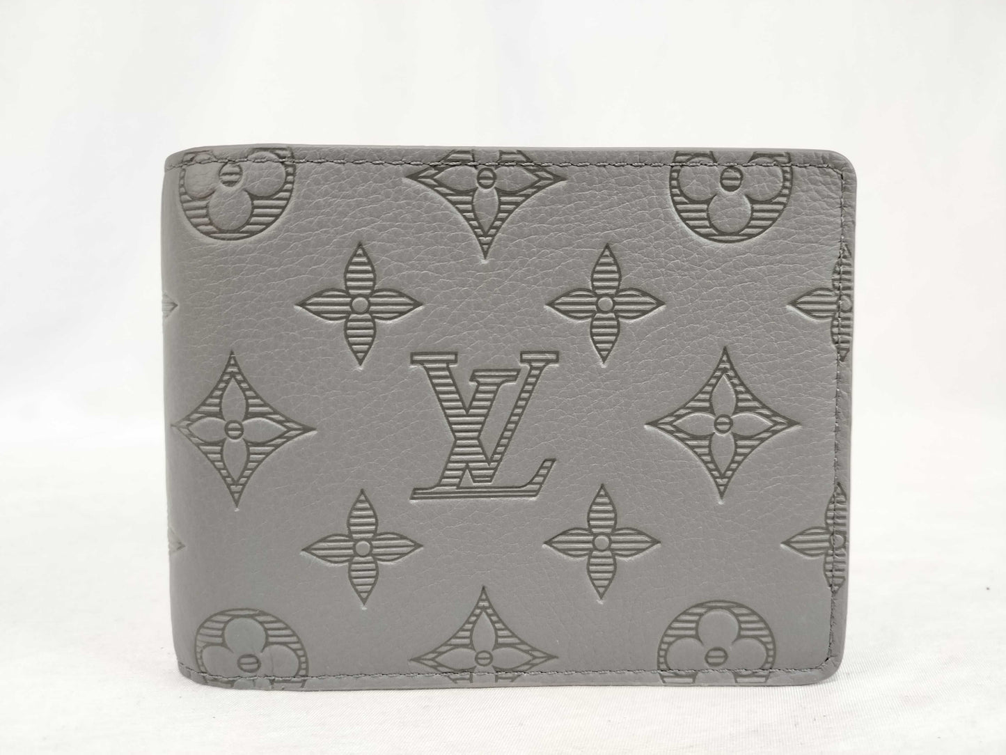 LOUIS VUITTON Monogram Shadow Portefeuille Multiple M81383 IC Wallet