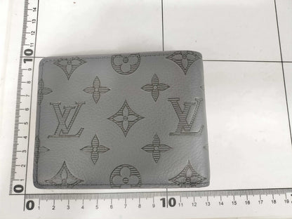 LOUIS VUITTON Monogram Shadow Portefeuille Multiple M81383 IC Wallet