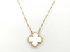 Van Cleef & Arpels Vintage Alhambra Mother-of-Pearl Necklace in Yellow Gold and Au750, 5.3g 