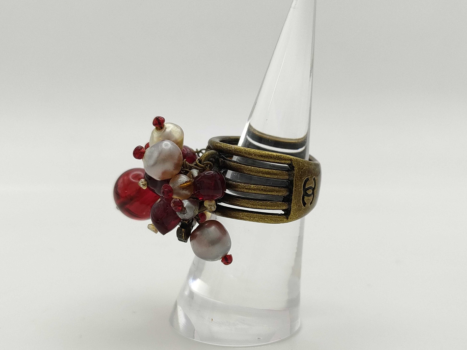 CHANEL 00A Pearl Bead Ring