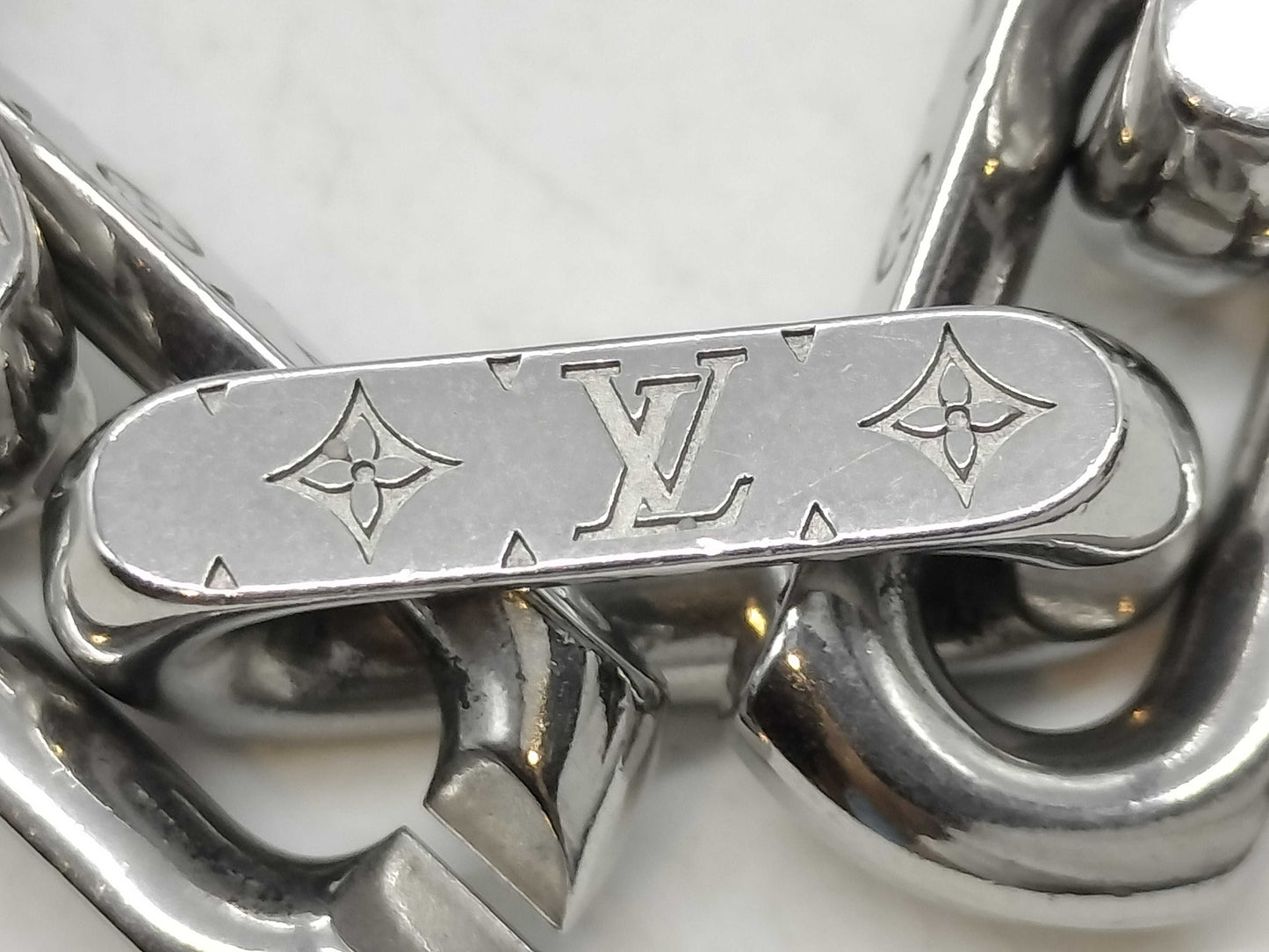 LOUIS VUITTON Monogram Chain Bracelet M00309 Bracelets & Bangles
