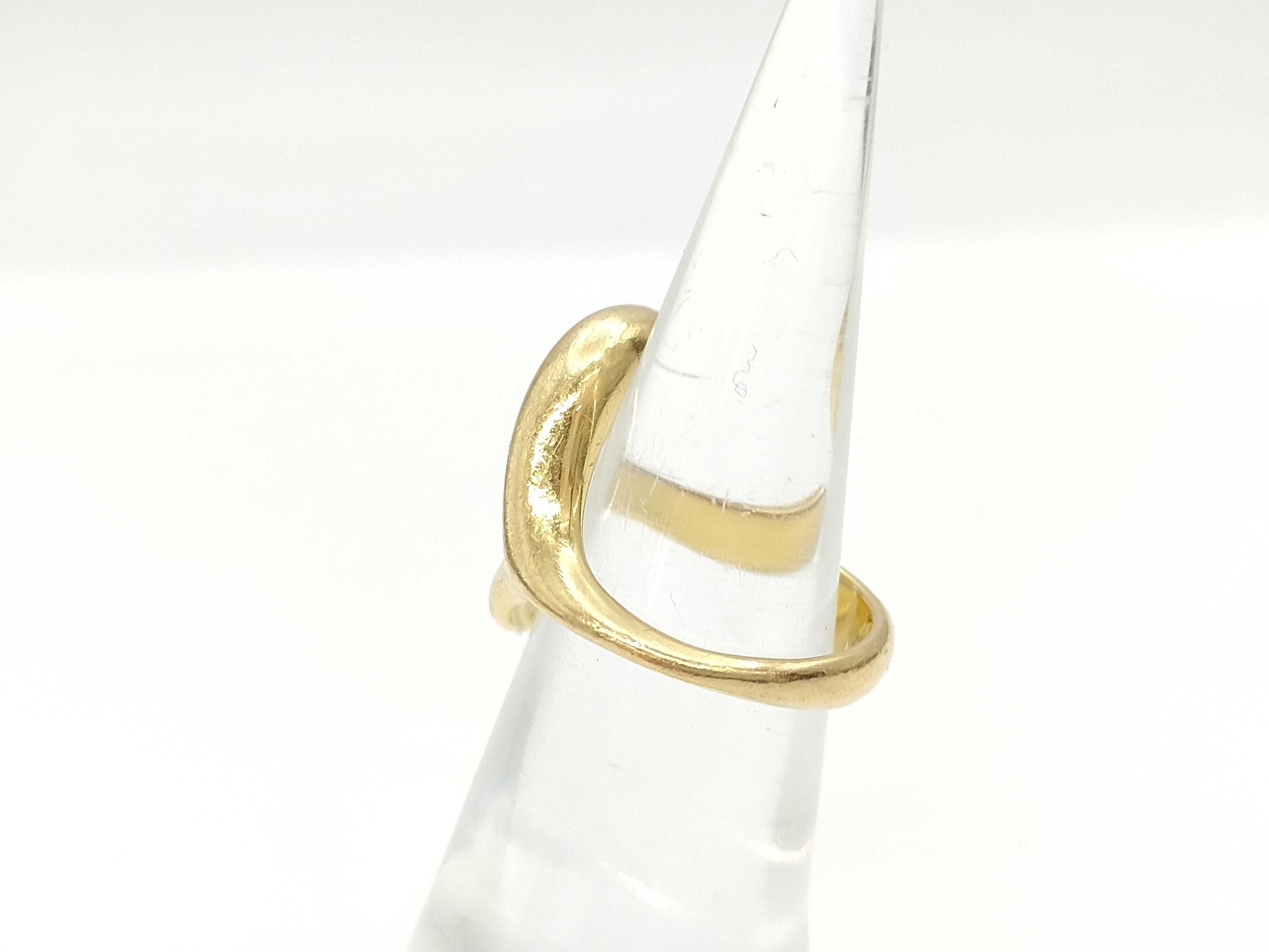 Tiffany & Co. Open Heart Yellow Gold 750 10.2g Ring 