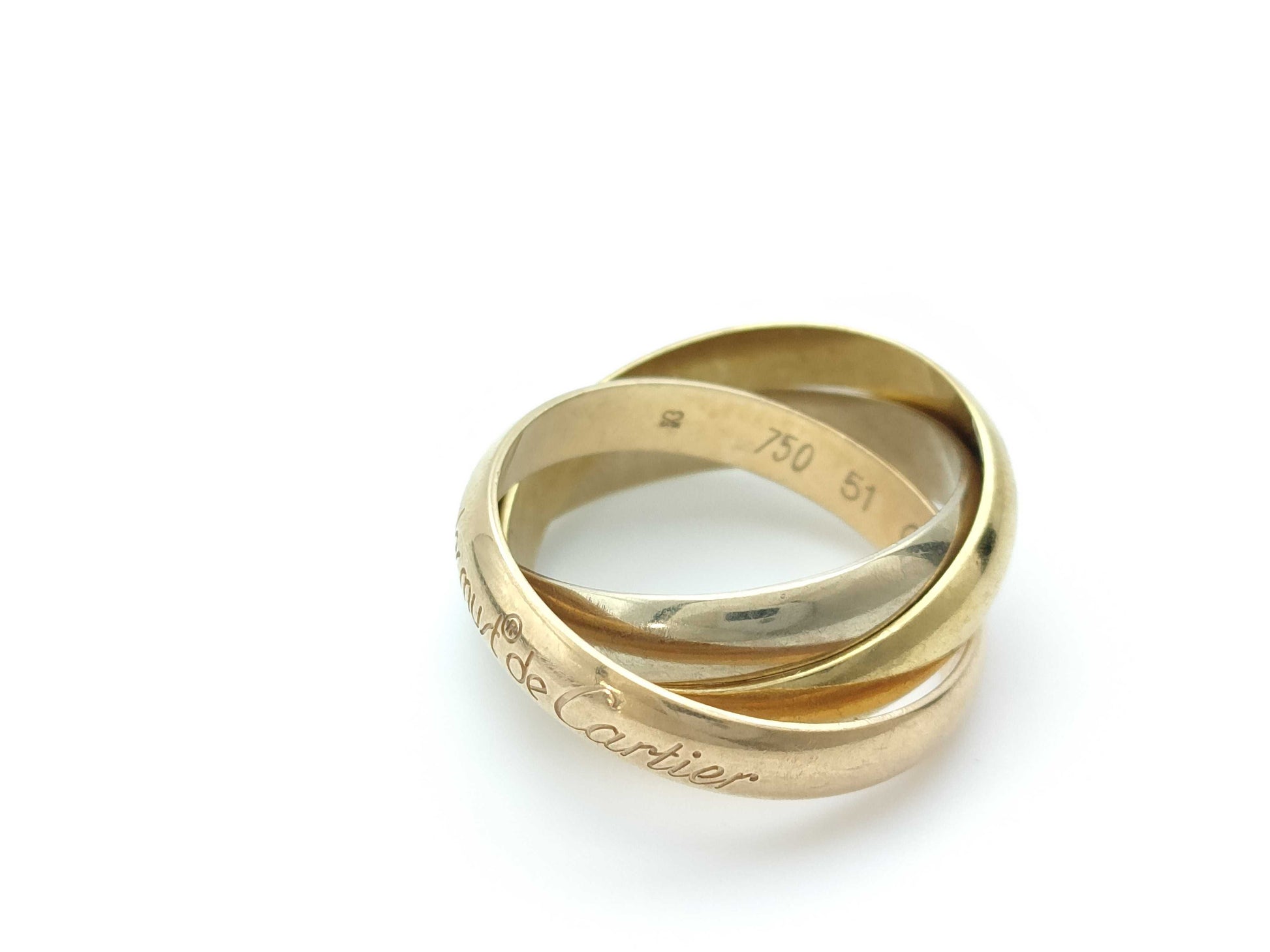Cartier Trinity #51 750 7.6g Ring 