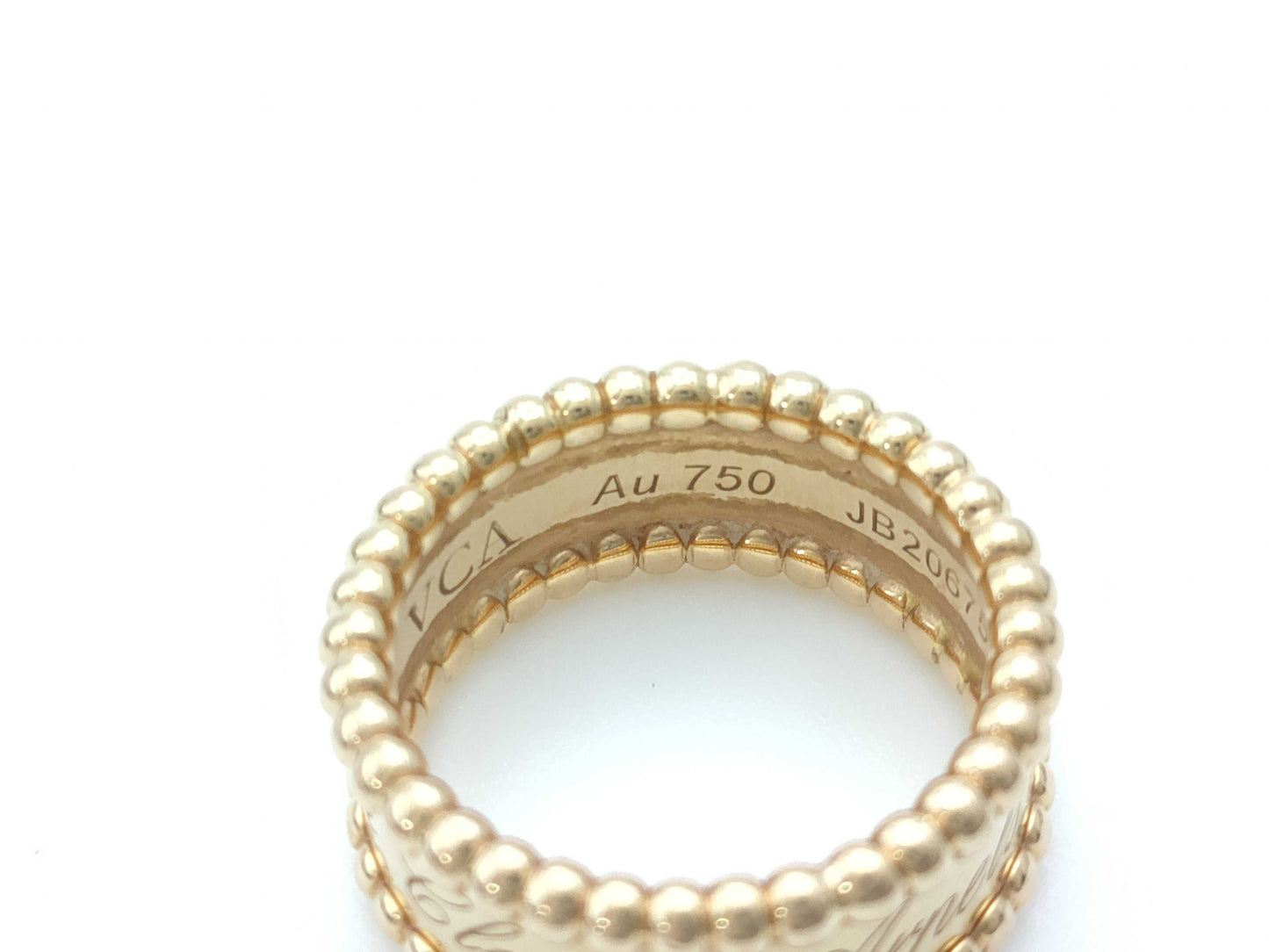 Van Cleef & Arpels Perlée Senior Tulle #47 PG Au750 7.1g Ring 