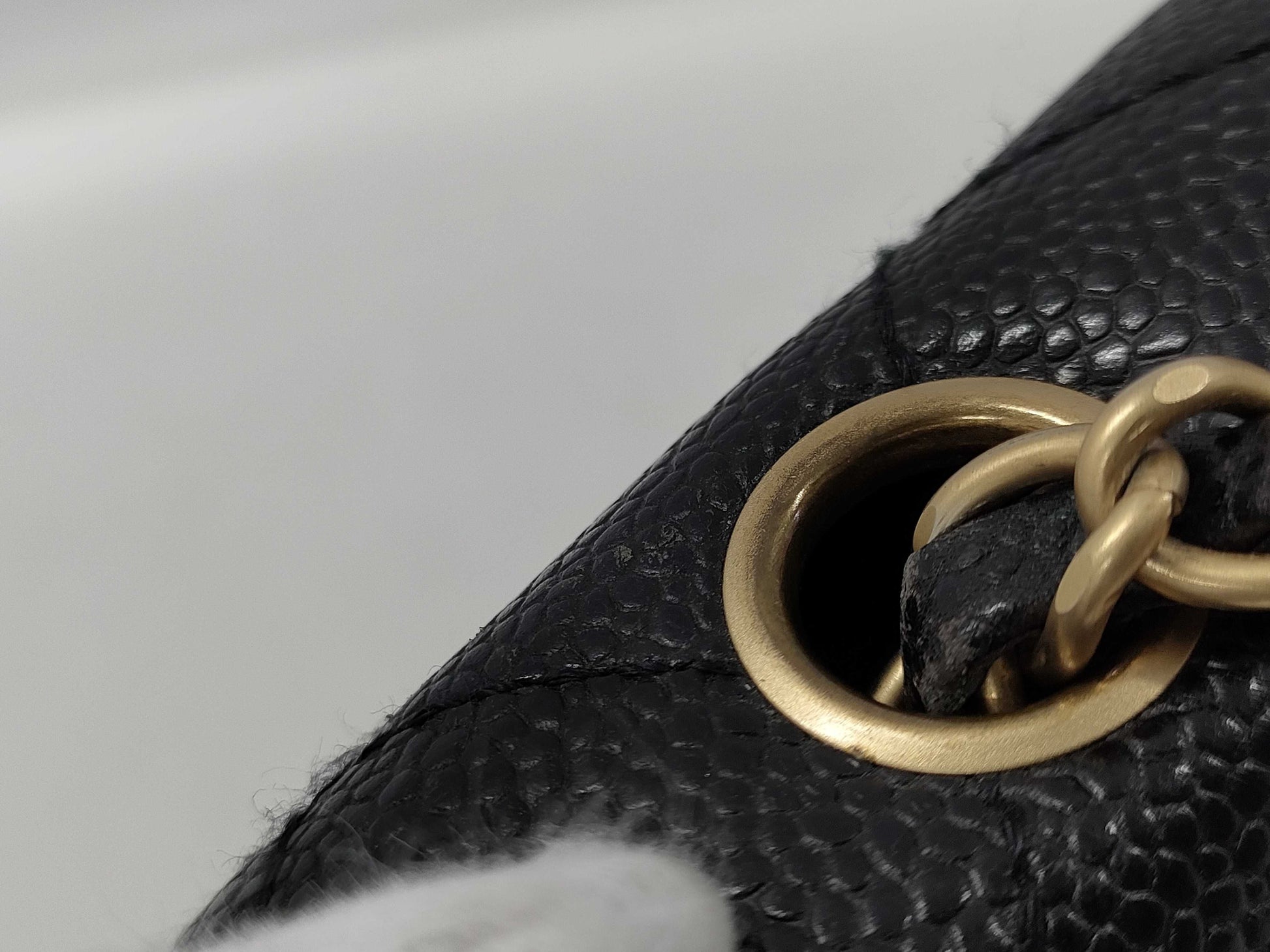  CHANEL Wood Flap Chain Shoulder Bag