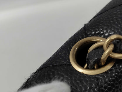  CHANEL Wood Flap Chain Shoulder Bag